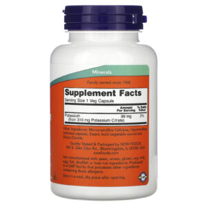 now potassium citrate