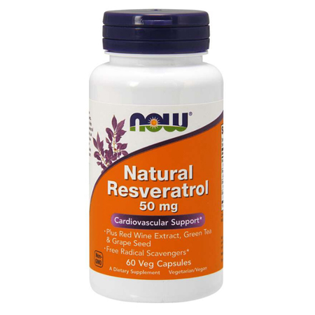 NOWNaturalResveratrol Natural Resveratrol - Image 1