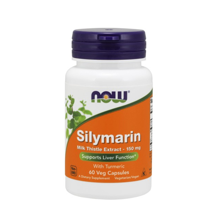 NOW Silymarin 60 Caps Silymarin 60 Veg Capsules - Image 1