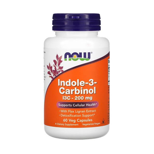 NOWIndole-3-carbinol Indole-3-Carbinol 60 Veg Capsules - Image 1